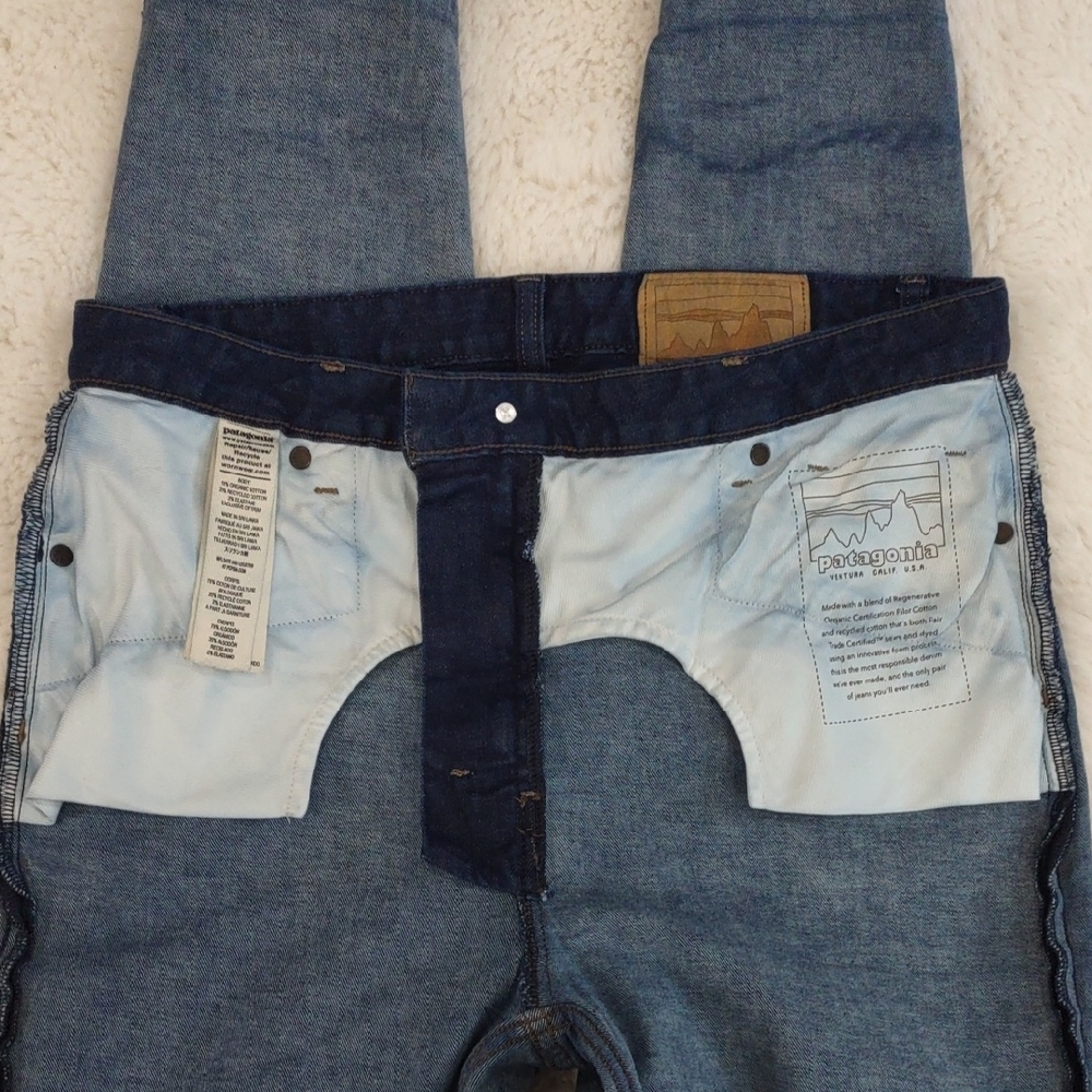 Patagonia, Size 31, Skinny Women's Blue Jeans - Picture 16 of 17